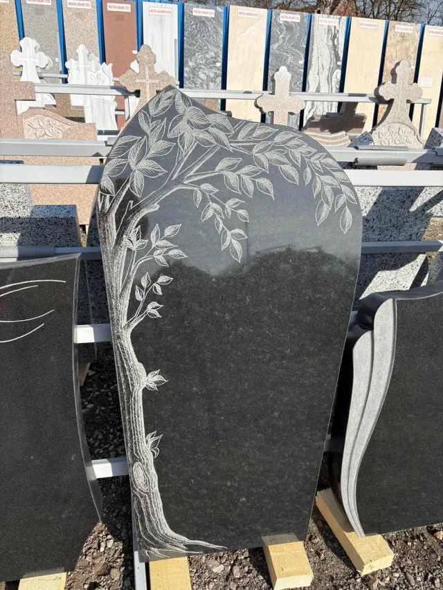 Marmura Granit GN6 cruce granit negru cu vaze