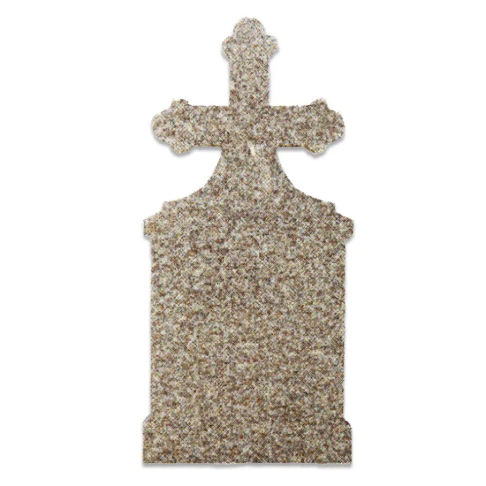 Lemeta Ort 2 monument funerar granit maroniu 6 cm