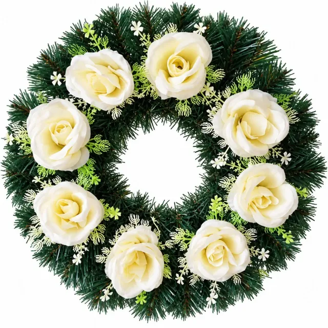 Lemeta Comexim coroana funerara artificiala trandafiri