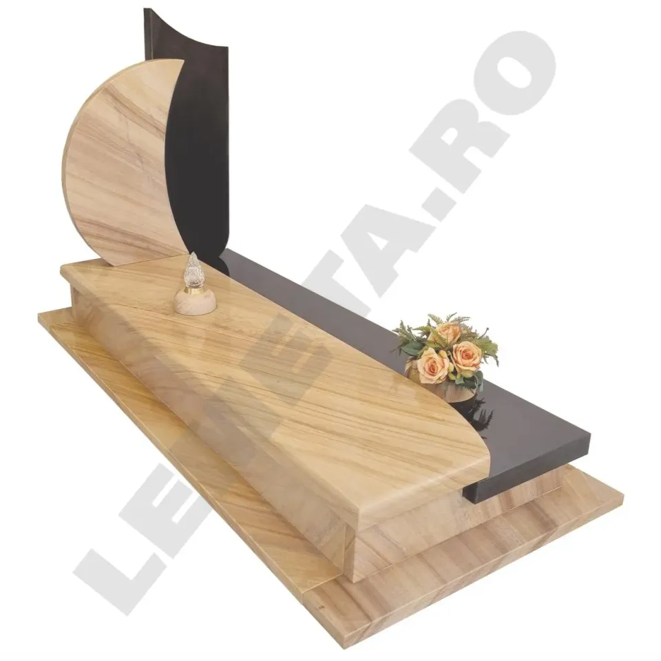 Lemeta Comexim ART 341 monument funerar quartz marrone nero