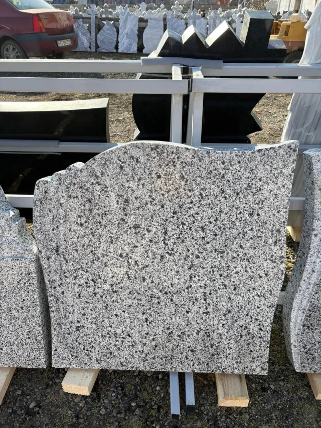 Marmura Granit GG5 cruce funerară granit gri cu vaze