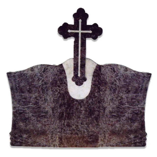 Lemeta Triplu monument funerar cu cruce granit
