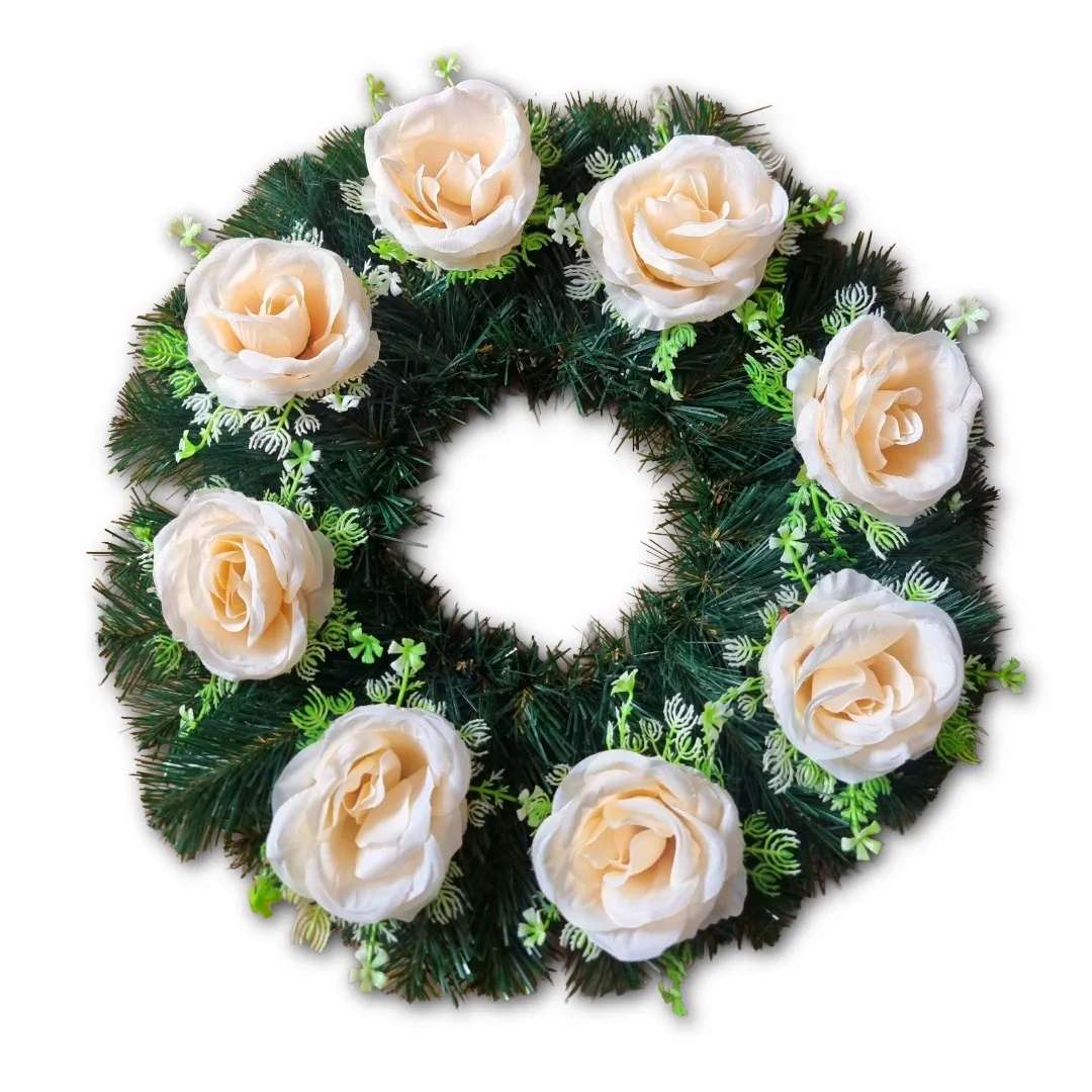 Lemeta Comexim coroana funerara artificiala trandafiri