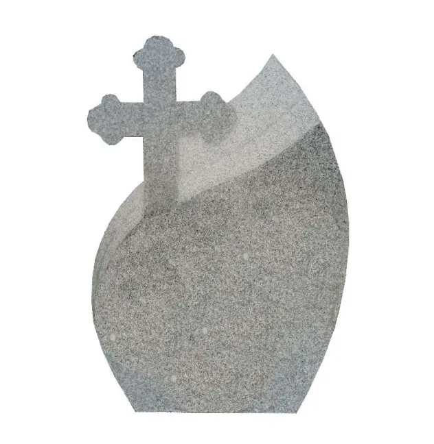 Lemeta Comexim OU1 Cruce Trifoi Monument Funerar Granit Gri Deschis