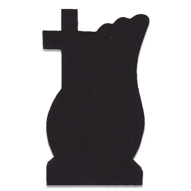 Lemeta Cross 38 monument funerar granit negru lucios