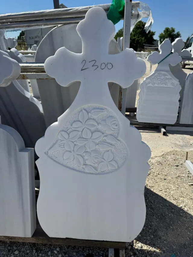 eMonumente EM 060 cruce funerara marmura 120 cm