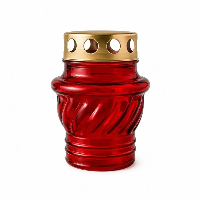 Lemeta Comexim 50-3G R candela din sticla rosie