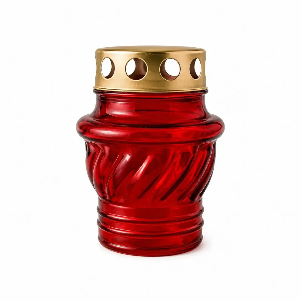Lemeta Comexim 50-3G R candela din sticla rosie